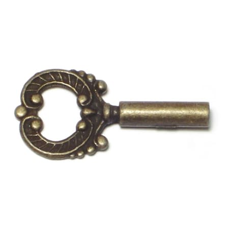 Midwest Fastener #4 x 1-3/4" Coarse Thread Antique Tapped Brass Lamp Turnkey 5PK 64601